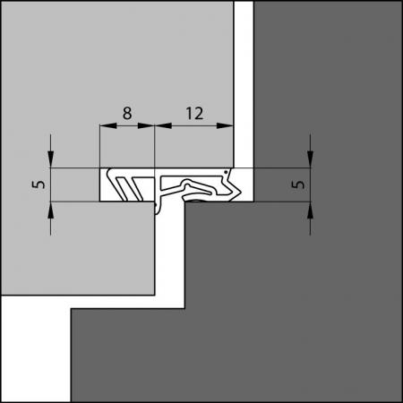 1201 SCF Peripheral frame seal detail