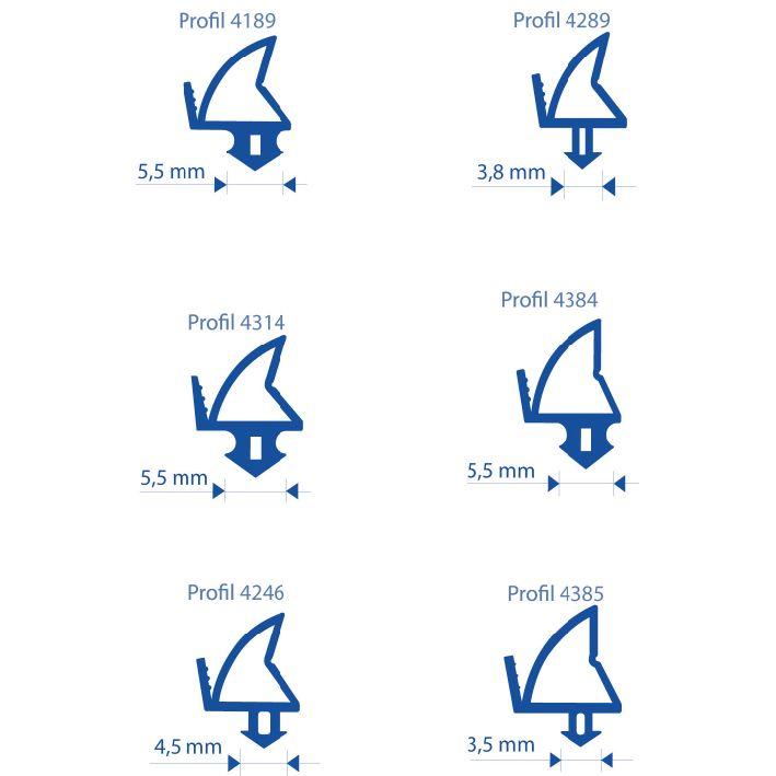 Joint d'étanchéité pour fenêtre et porte en PVC - Ellen