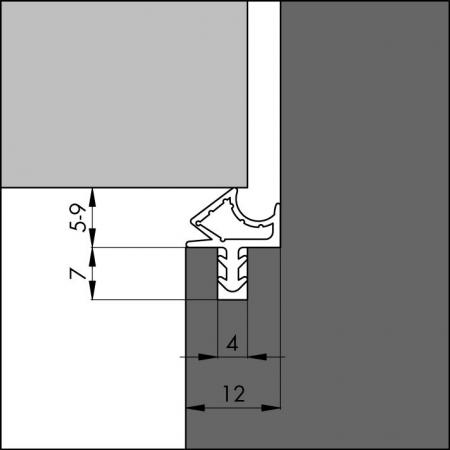 4291 AC Peripheral frame seal detail