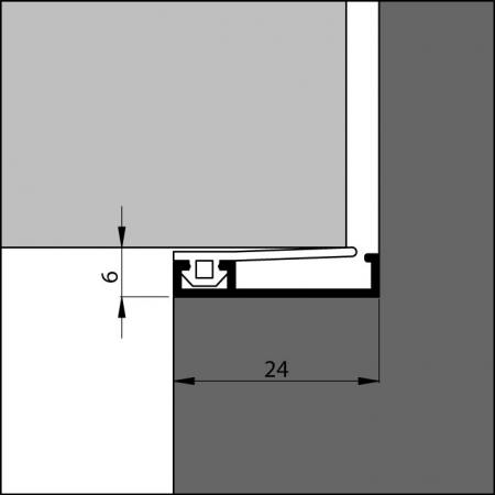 Rebate perimeter seal AIB 3N 25 detail