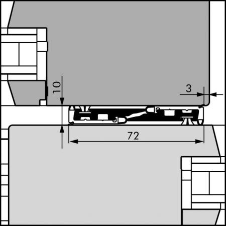 Center closing AMSP-7210 detail