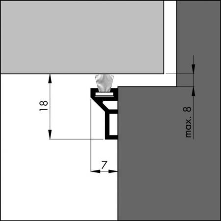 Dorpelprofiel ATS B detail