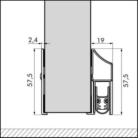 Ellenmatic Elegance holder profile and protective plate