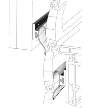 Rollladenkasten - Abdichtungsprofil